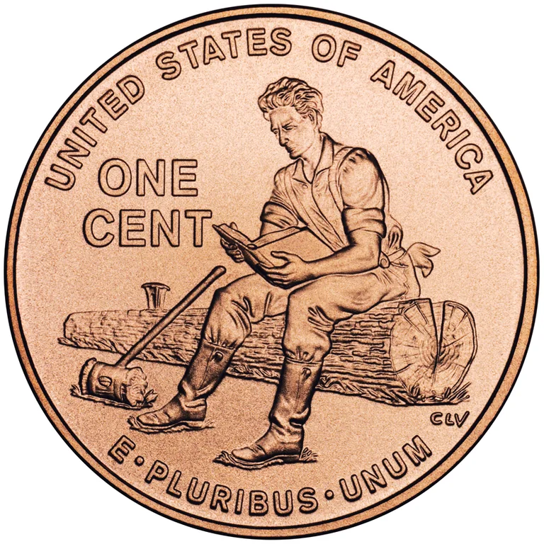 2009-D Satin Finish Penny, Formative Years: back (type example, 2009 formative years reverse)