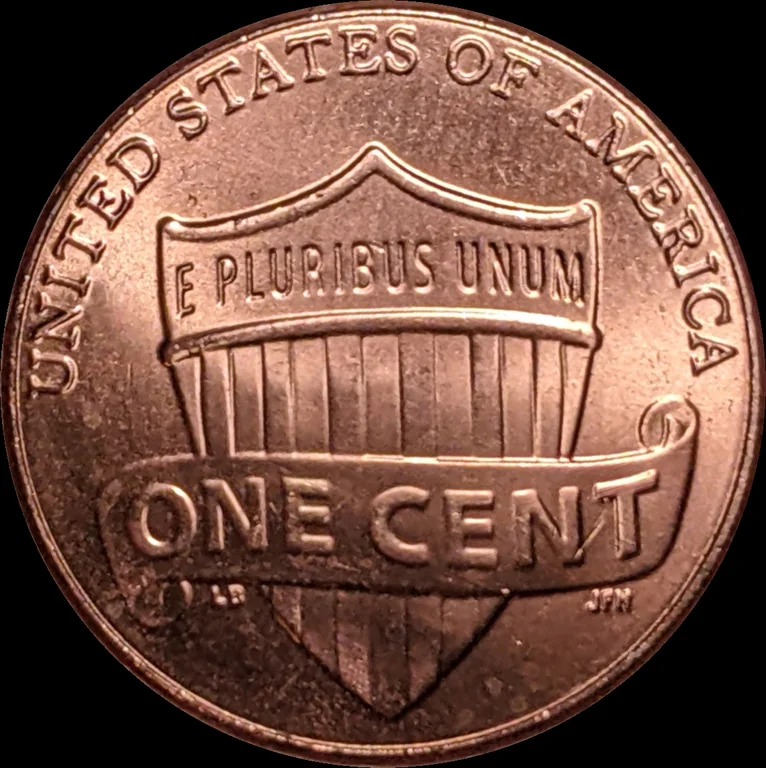 Lincoln Shield Cent: back (type example, Union Shield reverse)